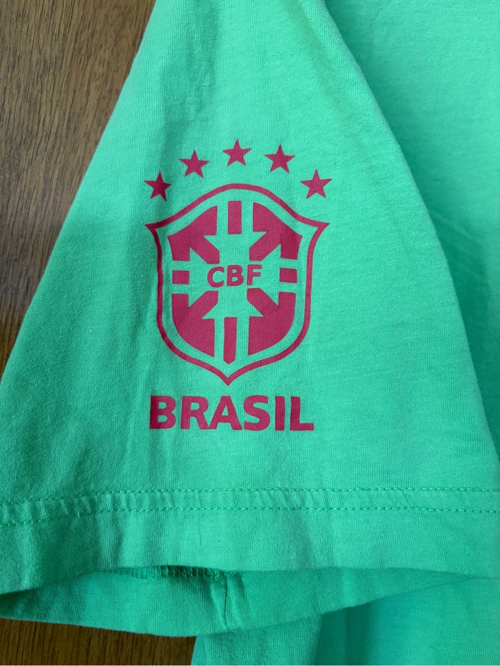 Nike Brazil National Soccer “Orgulho e Amor” Shirt, Green, Men's Size L - Picture 2 of 7